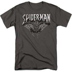 Spider-Man Mens Sketch T-Shirt - M, Charcoal