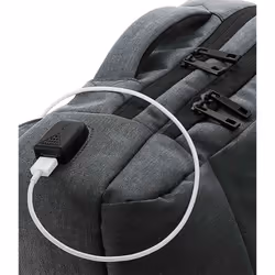 Quadra Q-tech Charge Convertible Backpack - One Size, Granite Marl