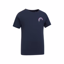 Mountain Warehouse Childrens/Kids Rainbow Organic T-Shirt - 2-3 Years, Navy