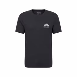 Mountain Warehouse Mens Adventure Organic T-Shirt - XS, Charcoal