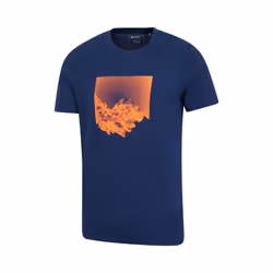 Mountain Warehouse Mens Sunrise Organic T-Shirt - XXL, Navy