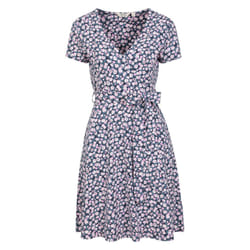 Mountain Warehouse Womens/Ladies Santorini Floral Jersey Wrap Dress - 6 UK, Grey