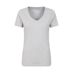 Mountain Warehouse Womens/Ladies Basic Plain V Neck T-Shirt - 20 UK, Grey