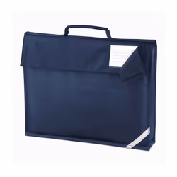 Quadra Childrens/Kids Reflective Book Bag - One Size, French Navy