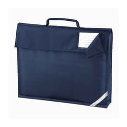 Quadra Childrens/Kids Reflective Book Bag - One Size, French Navy