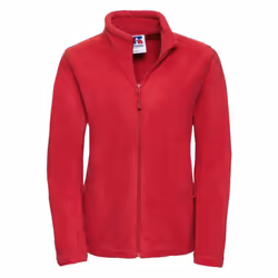Russell Womens/Ladies Outdoor Fleece Jacket - XXL, Classic Red