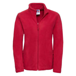 Russell Womens/Ladies Outdoor Fleece Jacket - XXL, Classic Red