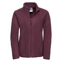 Russell Womens/Ladies Outdoor Fleece Jacket - M, Burgundy