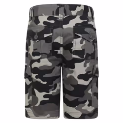 Mountain Warehouse Childrens/Kids Camo Cargo Shorts - 11-12 Years, Black