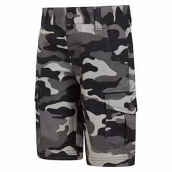 Mountain Warehouse Childrens/Kids Camo Cargo Shorts - 11-12 Years, Black