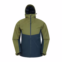 Mountain Warehouse Mens Verge Extreme Waterproof Jacket - XL, Green