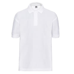 Russell Childrens/Kids Pique Polo Shirt - 3-4 Years, White