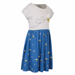 Mountain Warehouse Girls Poppy Bees Organic Cotton Dress - 7-8 Years, Cobalt