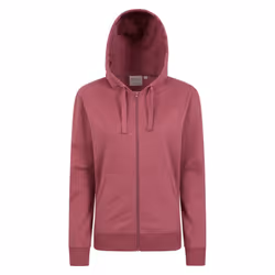 Mountain Warehouse Womens/Ladies Essentials Full Zip Hoodie - 12 UK, Dark Pink