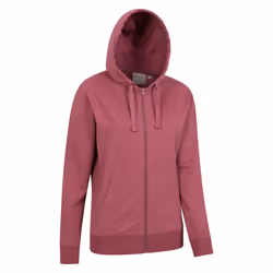 Mountain Warehouse Womens/Ladies Essentials Full Zip Hoodie - 12 UK, Dark Pink