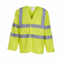 Yoko Mens Hi-Vis Long-Sleeved Jacket - XL, Yellow