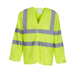 Yoko Mens Hi-Vis Long-Sleeved Jacket - XL, Yellow
