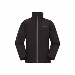 Mountain Warehouse Childrens/Kids Grasmere Soft Shell Jacket - 3-4 Years, Black