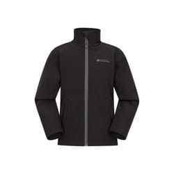 Mountain Warehouse Childrens/Kids Grasmere Soft Shell Jacket - 3-4 Years, Black
