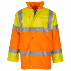 Yoko Unisex Adult Contrast Hi-Vis Jacket - XL, Yellow/Orange
