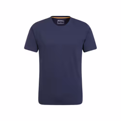 Mountain Warehouse Mens Flint Crew Neck T-Shirt - XL, Navy