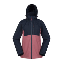 Mountain Warehouse Womens/Ladies Rainforest II Extreme Colour Block Waterproof Jacket - 8 UK, Navy