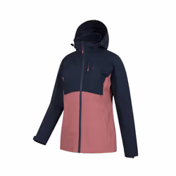 Mountain Warehouse Womens/Ladies Rainforest II Extreme Colour Block Waterproof Jacket - 8 UK, Navy