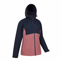 Mountain Warehouse Womens/Ladies Rainforest II Extreme Colour Block Waterproof Jacket - 8 UK, Navy