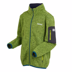Regatta Childrens/Kids Newhill Fleece Jacket - 13 Years, Piquant Green/Moroccan Blue
