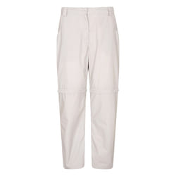 Mountain Warehouse Womens/Ladies Quest Zip-Off Hiking Trousers - 6 UK, Light Grey