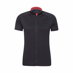 Mountain Warehouse Mens Roubaix Full Zip Cycling Top - S, Jet Black