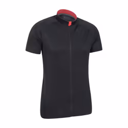 Mountain Warehouse Mens Roubaix Full Zip Cycling Top - S, Jet Black
