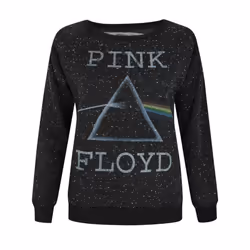 Amplified Womens/Ladies Pink Floyd Dark Side Of The Moon Sweater - XS, Black
