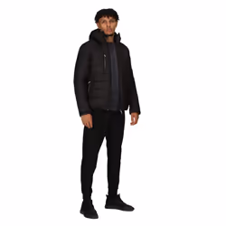 Regatta Mens Navigate Thermal Padded Jacket - S, Black/Seal Grey