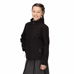 Regatta Childrens/Kids Ablaze 2 Layer Soft Shell Jacket - 3-4 Years, Black
