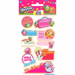 Shopkins Characters Name Label Sticker