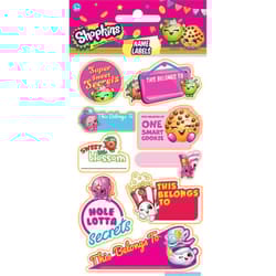 Shopkins Characters Name Label Sticker