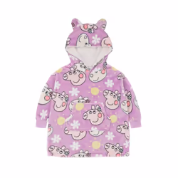 Peppa Pig Girls Hoodie Blanket