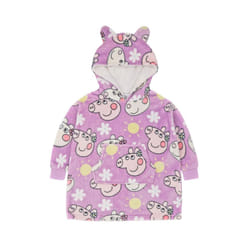 Peppa Pig Girls Hoodie Blanket