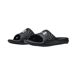 Under Armour Unisex Adult Locker IV Sliders - 10 UK, Black/White