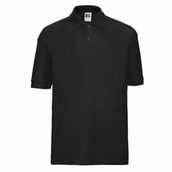 Russell Childrens/Kids Pique Polo Shirt - 3-4 Years, Black