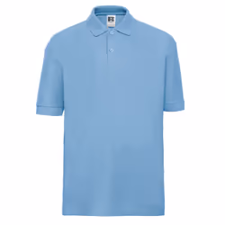 Russell Childrens/Kids Pique Polo Shirt - 3-4 Years, Sky Blue