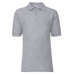 Russell Childrens/Kids Pique Polo Shirt - 5-6 Years, Light Oxford