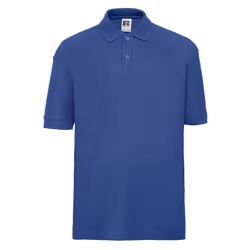Russell Childrens/Kids Pique Polo Shirt - 3-4 Years, Bright Royal Blue