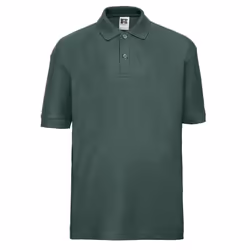 Russell Childrens/Kids Pique Polo Shirt - 3-4 Years, Bottle Green