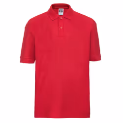 Russell Childrens/Kids Pique Polo Shirt - 5-6 Years, Classic Red