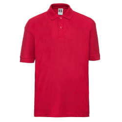 Russell Childrens/Kids Pique Polo Shirt - 5-6 Years, Classic Red
