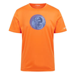 Regatta Mens Fingal VIII Cycling T-Shirt - S, Persimmon