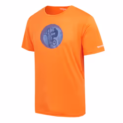 Regatta Mens Fingal VIII Cycling T-Shirt - S, Persimmon