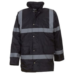 Yoko Unisex Adult Security Hi-Vis Jacket - L, Black
